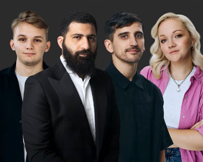 Гурам Амарян, Кирилл Мазур, Варя Щербакова, Филипп Воронин